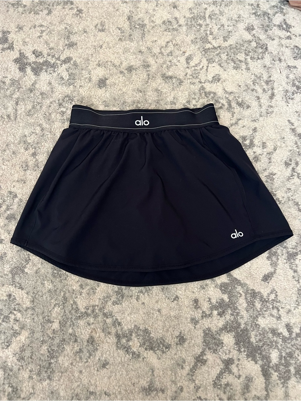 ALO Yoga Black Athletic Skirt